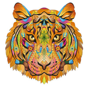 Tiger Rainbow Wooden Puzzle - Afbeelding 2